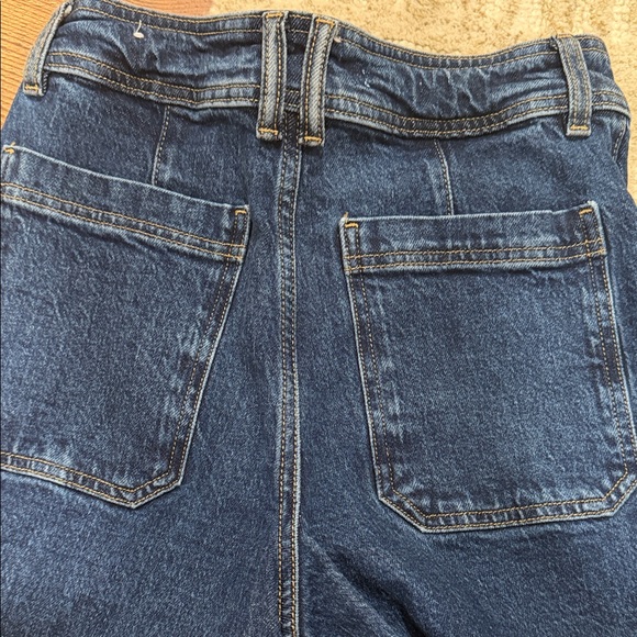 Dark Wash Wide Leg Women's Jeans - Picture 3 of 4